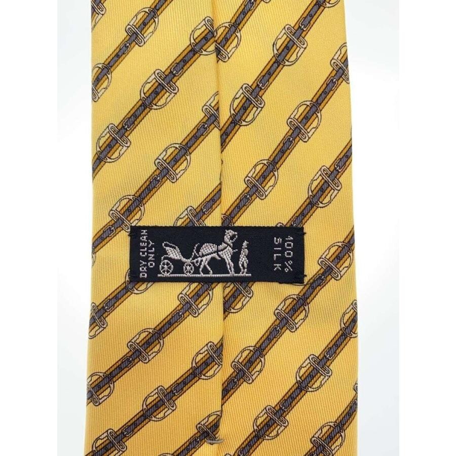 Carré Hermès En Soie Noire - 8.5 Cm X 136 Cm, Occasion Très Bon état, Fabrication Japon