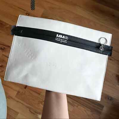 MM6 Maison Margiela White Cigarette Case Zip Pouch | eBay