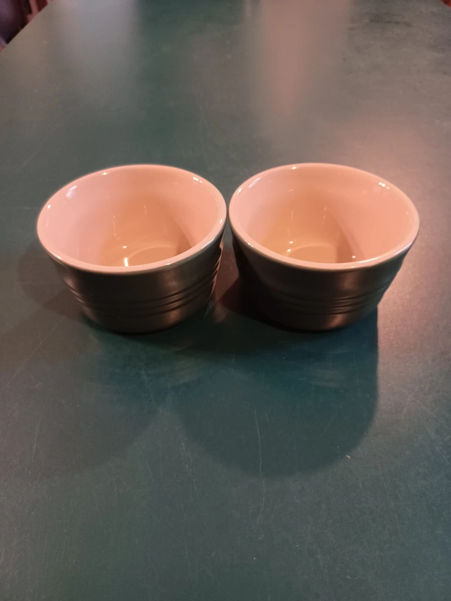 Stoneware ramekins top