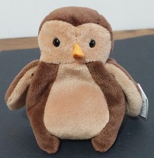 Hoot the Owl Ty Beanie Baby Style 4073 - 1995