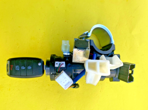 GENUINE 2014-2018 KIA FORTE STEERING IGNITION SWITCH LOCK W/KEY & IMMOBLIZER OEM - Picture 3 of 6