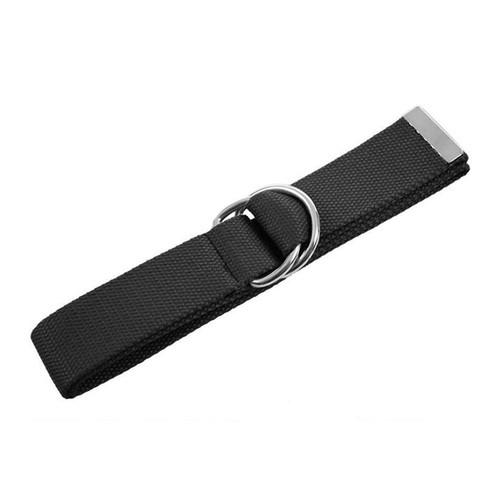Mens Womens Belt Canvas D Ring Fabric Webbing Waist Belts Waistband Ladies UK - Picture 5 of 8