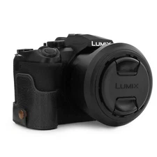 MegaGear Leica V-Lux 5, Panasonic Lumix DC-FZ1000 II Leather Camera Half Case