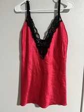 Victoria Secret Hot Pink Nightgown With lace detail low back