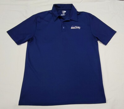 NFL Team Apparel Mens TX3 Seattle Sea Hawks Navy Poly size Large