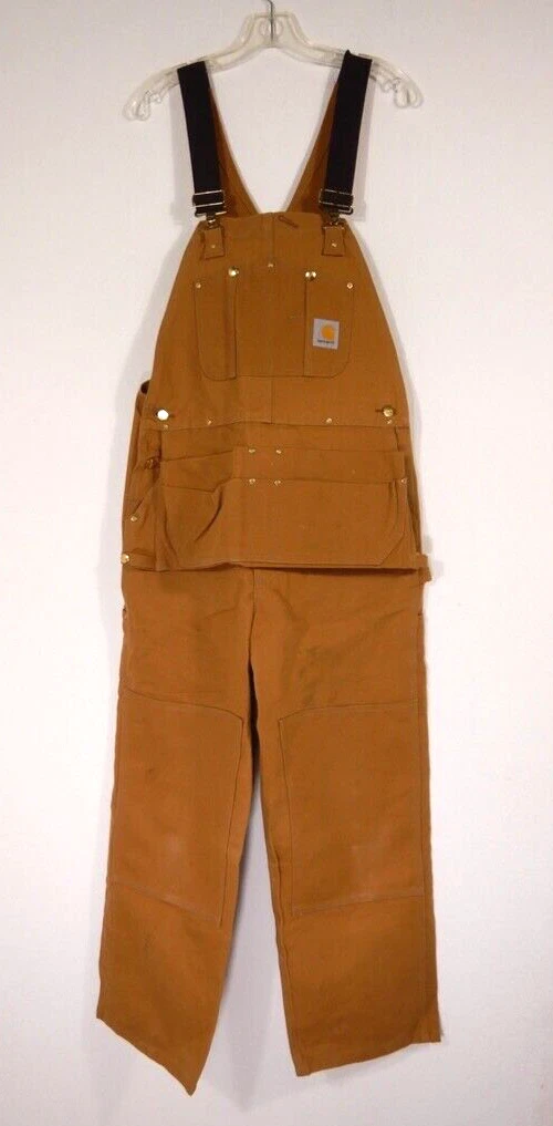 Carhartt r28 duck carpenter clearance bibs