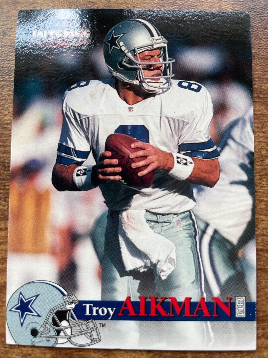 1996 Pro Line Intense Football Card #70 Troy Aikman Dallas Cowboys