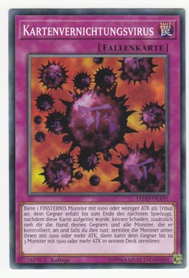 Yu-GI-OH Kartenvernichtungsvirus Common LEDD-DEA31 NEU!