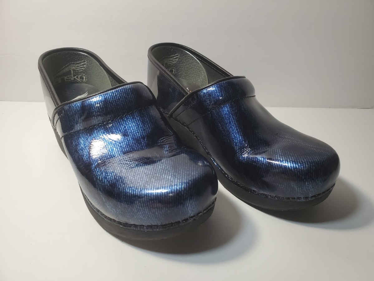 Dansko XP 2.0 Patent Women's Shoes Blue Denim - Size 38/ US Dansko XP 2.0 Patent Women's Shoes Blue Denim - Size 38/ US