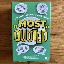 Most Quoted Game Of Celebrity Quotes Party Professor Puzzle Sealed 2+ Players