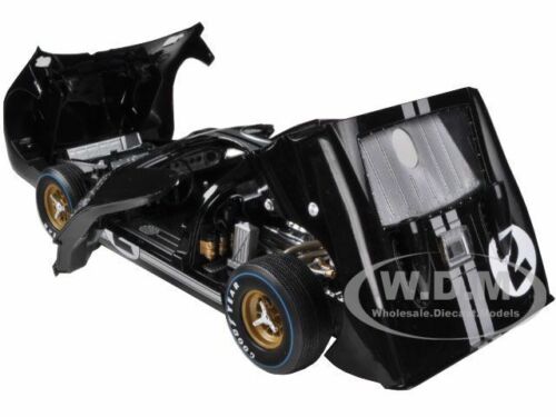 1966 FORD GT-40 MK II #2 BLACK 1/18 DIECAST MODEL CAR SHELBY COLLECTIBLES SC408 - Picture 2 of 6