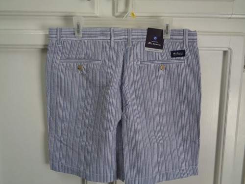 Men's Ben Sherman Stripe Shorts Size 34 Color Indigo NWT! - Picture 2 of 4
