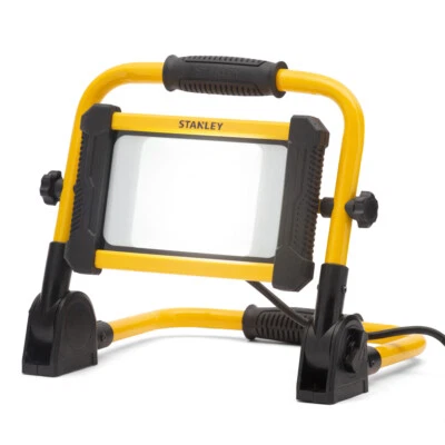 LITECRAFT Stanley Work Light 30W Portable Integrated LED Outdoor Floodlight- Black, Yellow