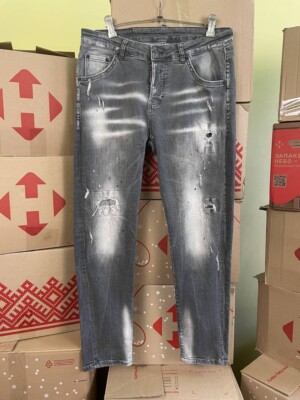 Dsquared2 slim jean S71LB0589 stretch paint stone gray size 56