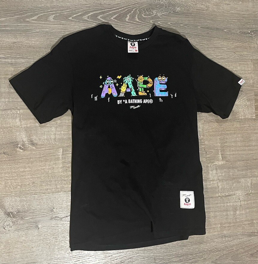 Limited Edition Aape By A Bathing Ape x Steven Harrington T