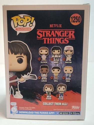 Funko Pop Eddie con chitarra #1250 Stranger Things Target esclusivo autentico USA... - Foto 3 di 5