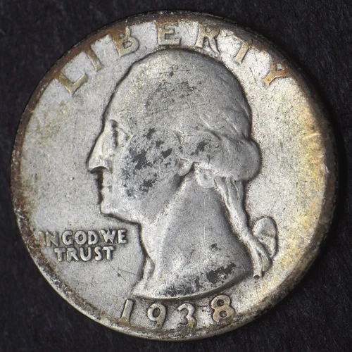 1938-P Washington Silver Quarter Dollar 25C - COINGIANTS -