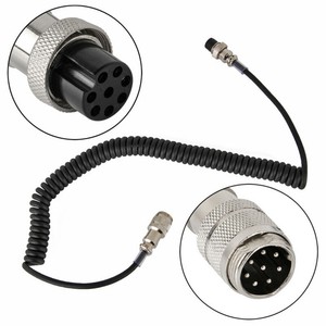 1pc NEW 8 8-Pin Male Microphone Connector for Ham Radio