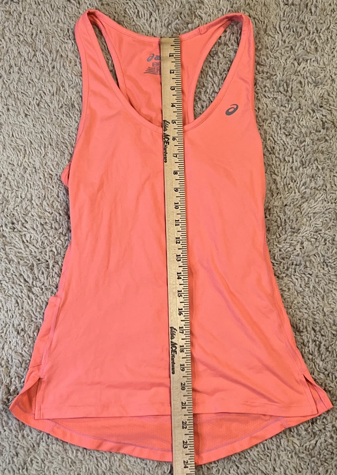 Camisa sin mangas Asics pequeña de entrenamiento coral para mujer Foto 4 de 4