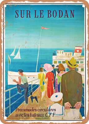 METAL SIGN - 1953 On the Bodan, CFF Vintage Ad