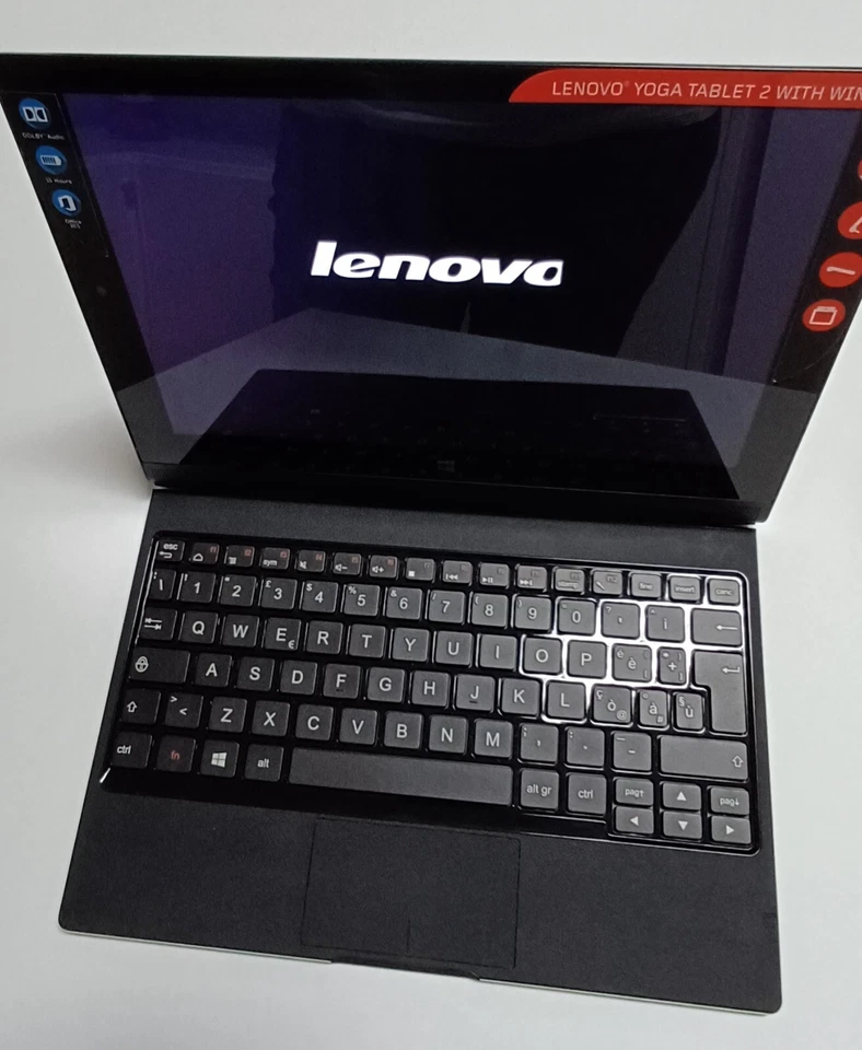 Lenovo yoga tab 2, 32Gb - con Windows 10 e tastiera Bluetooth - Immagine 4 di 4