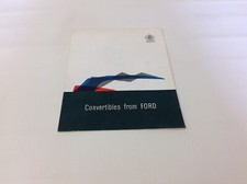 Ford Consul Zodiac Zephyr Convertibles - Brochure de vente années 60 neuve ancien stock !