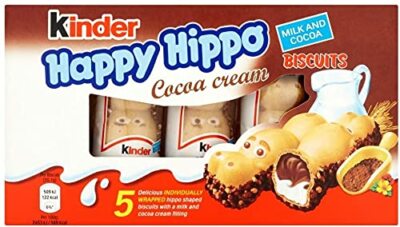 Kinder Happy Hippo Cocoa Cream (3x103.5g/3x3.65oz) Pack of 3