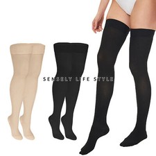 Women's Compression Stockings 20-30 Thigh High Socks Anti Varicose Vein US Stock