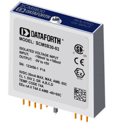 Dataforth SCM5B30-03 Isolated Analog Voltage Input Module Narrow Bandwidth