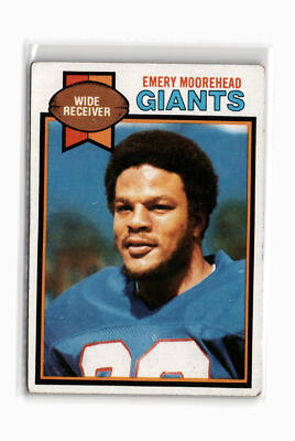 Emery Moorehead Football #372 1979 Topps New York Giants | eBay