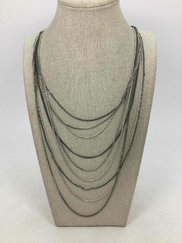Multi Strand Chain Necklace | eBay