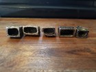 5 Pewter Barn Silo Church House Miniature Figurines — photo 6