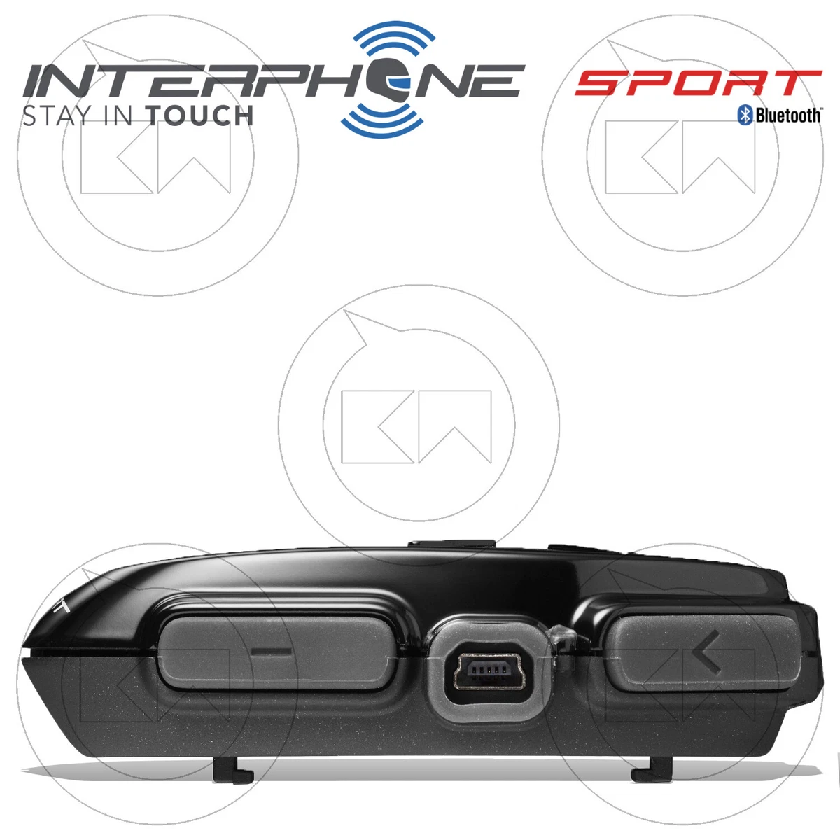 SPORTS CELLULARLINE BLUETOOTH INTERPHONE DUAL FULL HELMET KIT