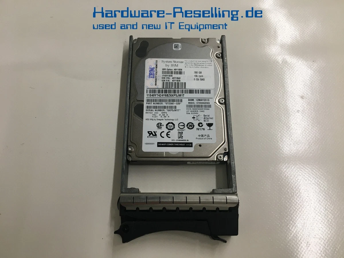 IBM-IMSourcing 300 GB Hard Drive, 3.5" Internal, SCSI (Ultra320 SCSI