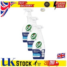 3x 700ml Cif Power & Shine Bathroom Cleaning Spray with 100% Streak-Free Shine