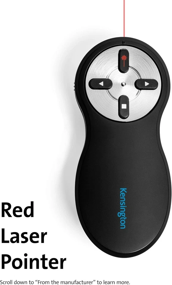 Kensington Wireless Presenter With Red Laser - Nano Receiver Windows/Mac NIB - Image 2 of 4