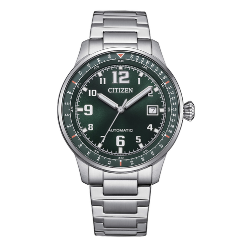Citizen Military Mechanical Watch OF 2025 Green Dial NJ0190-51X