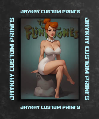Wilma The Flintstones Poster Print - No Frame