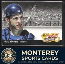Joe Mauer 2006 SP Authentic Baseball Heroes #SPAH-20 Minnesota Twins