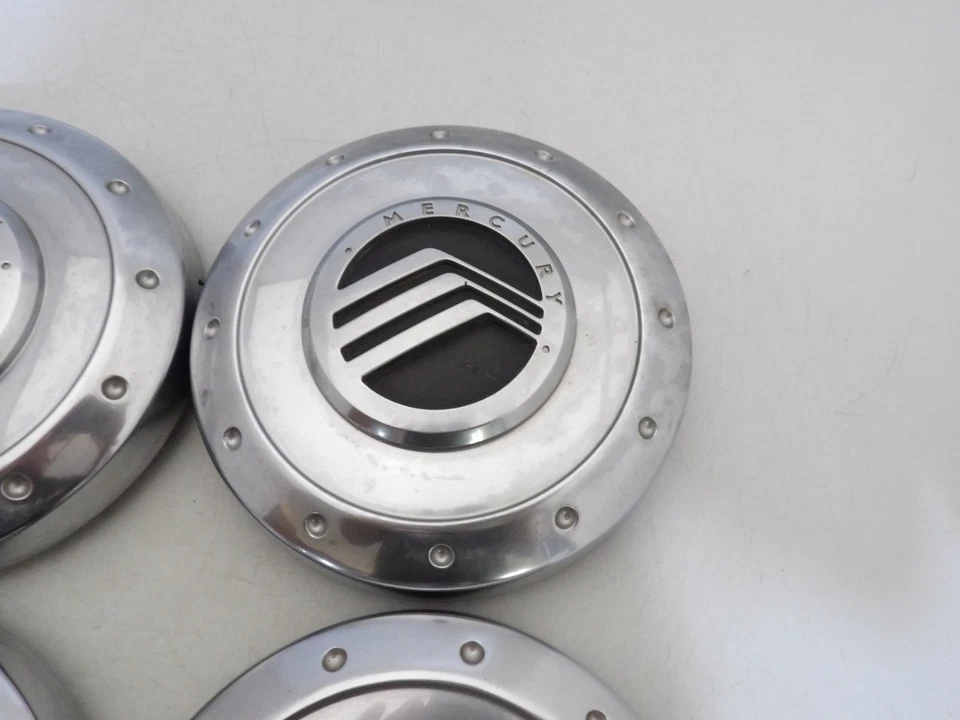 Juego de 4 tapas centrales de rueda Mercury Mountaineer 2002 2003 2004 2005 fabricante de equipos originales de fábrica Foto 3 de 4