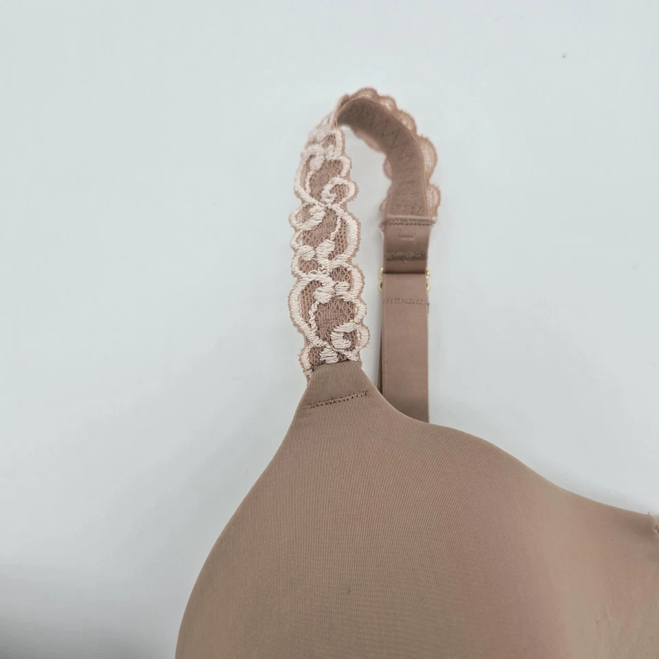 Sujetador Natori 32G Beige Contorno Con Aros Acolchado Cobertura Completa Correa de Encaje Nuevo sin Etiquetas Foto 4 de 4