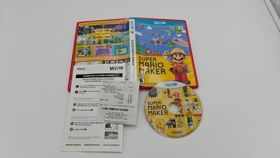 Super Mario Maker (Nintendo Wii U, 2015)  Complete w/ Receipt 