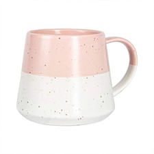 Rinkit 370ml Flecked Belly Mug - Dusty Pink
