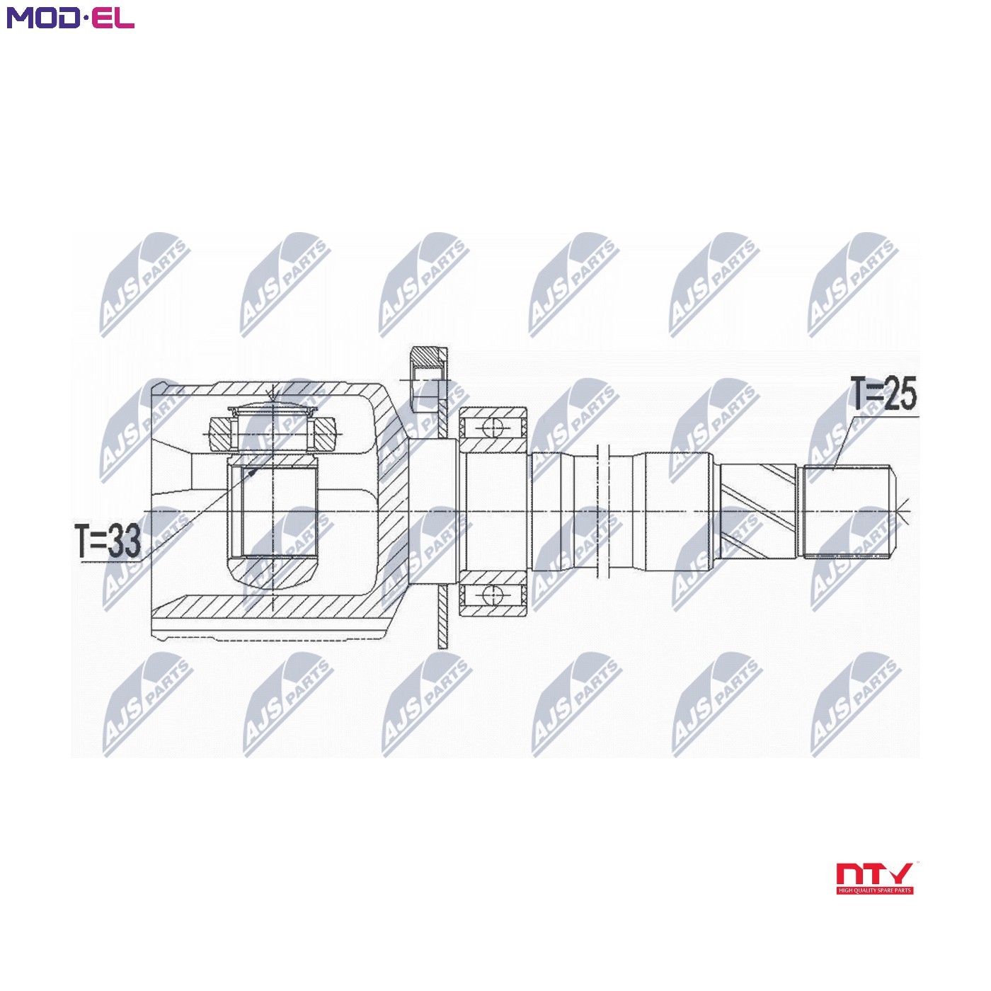 Fits NTY NPW-FT-046 Inner joint - Image 7