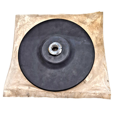 RUBBER BACKING PAD 7'' OAD  1/2'' (20MM) THREAD 8,600-RPM