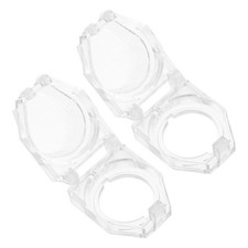 2 PCS Push Button Cap Safety Guard Desktop Power Cover Computer Switch