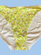 Vintage 90s Victorias Secret Panties Lemon Lime Graphic Print Small RARE