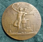 Daniel Dupuis 1900 Paris Exposition Bronze Medal France, Monnaie de Paris — photo 4