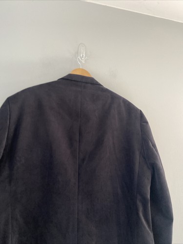 Marks And Spencer Blazer Jacket 46 Medium Collezione Black Extra Fine Corduroy - Picture 17 of 18