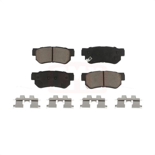 Front Rear Ceramic Brake Pads & Parking Shoes Kit For 2001-2006 Hyundai Santa Fe - Picture 9 of 12